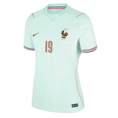 Frankrike Theo Hernandez #19 Replika Bortatröja Damer VM 2026 Kortärmad